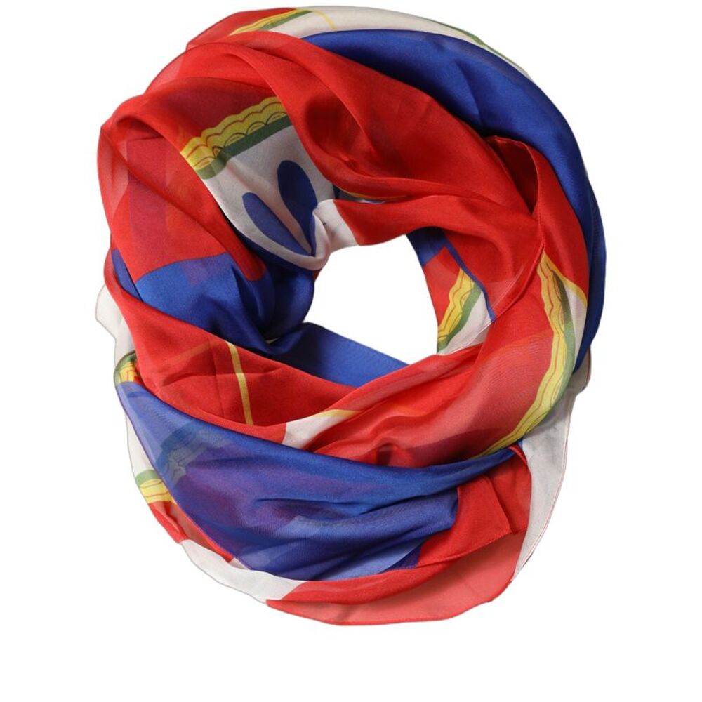 Dolce & Gabbana Multicolor Abstract Square Foulard Women's Scarf